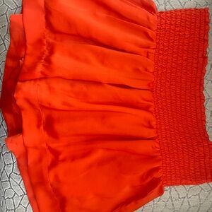 Orange Stewart Simmons shorts
